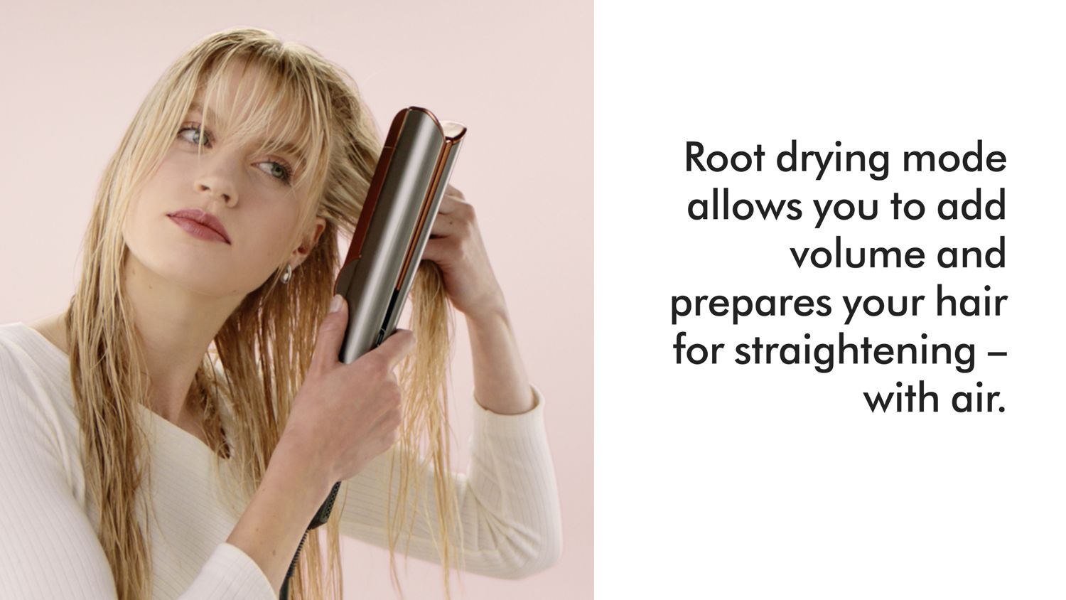 Dyson Airstrait™ dryer and straightener (Ceramic Pink/Rose Gold)